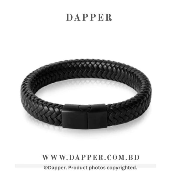 Men’s Premium Braided Leather Bracelet